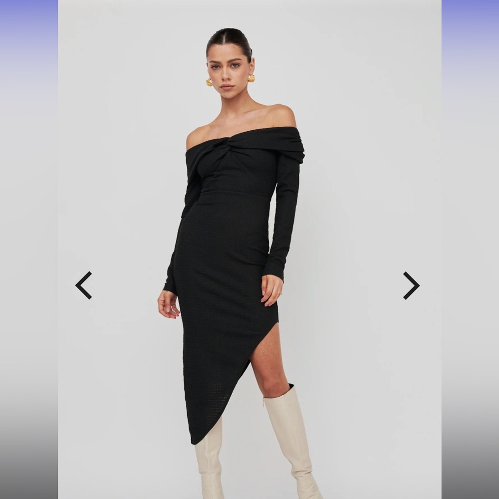Black Off-Shoulder Dress